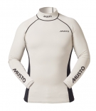 Top Musto, lycra m. lange �rmer, hvid